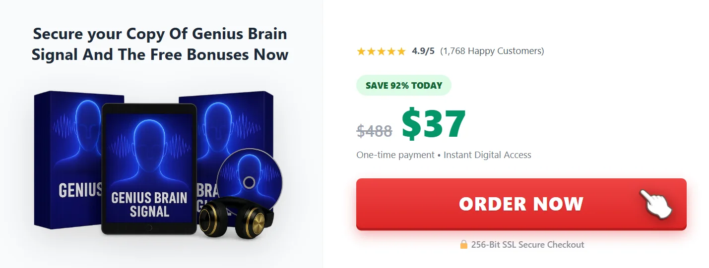 Genius Brain Signal Pricing